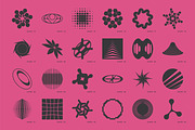 120 Abstract Geometric Shapes Part 5, a Graphic by Vanzyst (Thumbnail 5 of 6)