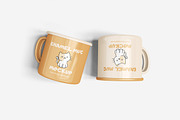 Enamel Mug Mockup, a Cups & Container Mockup by Indah (Thumbnail 5 of 6)