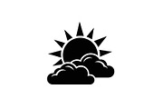 Sun Behind Clouds Silhouette Bundle, an Illustration by Gaye Art (Thumbnail 4 of 31)
