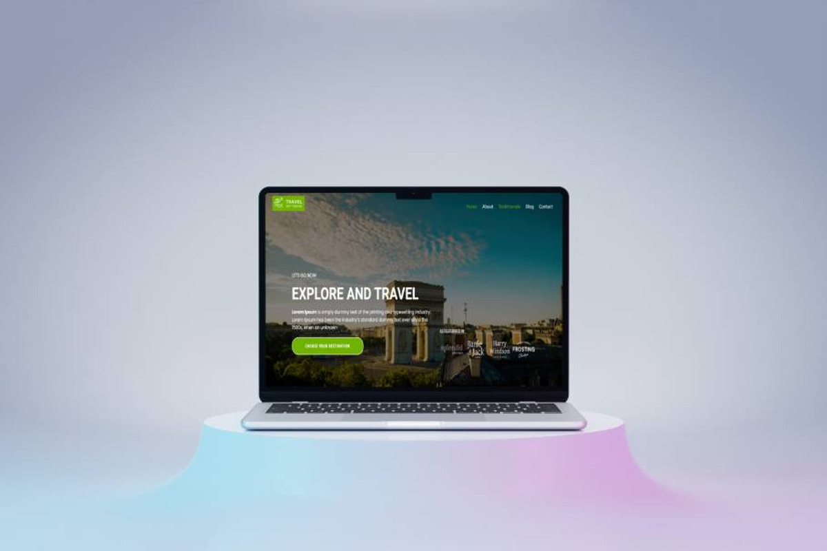 Travel WordPress Theme preview 2