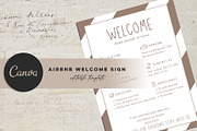 Welcome sign for Airbnb hosts, a Poster Template by Design House (Thumbnail 2 of 15)