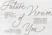 Dusty Archive - Handwritten Script, a Script Font by Sarid Ezra (Thumbnail 7 of 9)