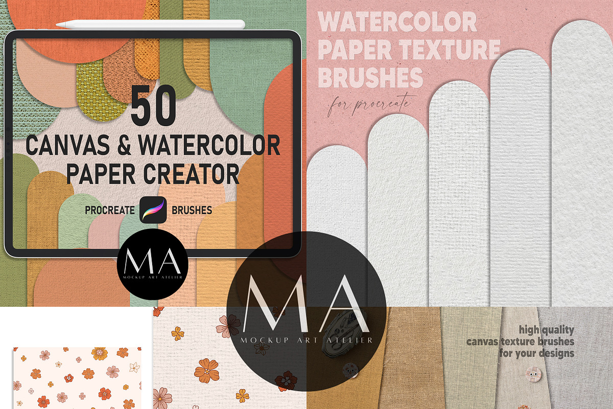 MEGA Procreate Brush Pack, a Brush Add-On by Mockup Art Atelier