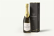 Champagne Bottle Mock-up, a Product Mockup by zippypixelstudio (Thumbnail 8 of 16)
