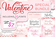 Valentine Special Bundle, a Handwritten Font by Yoga Letter (Thumbnail 1 of 7)