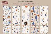 Joyful Season — Winter Clipart, a Seasonal Illustration by avdnadi (Thumbnail 8 of 11)