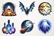 Halloween Spooky Night Collection Cl, an Illustration by RobertsArt (Thumbnail 6 of 7)