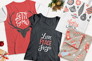 MERRY & BRIGHT - Christmas Set, a Seasonal Illustration by PicByKate (Thumbnail 7 of 11)