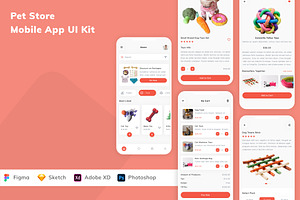 Pet Store Mobile App UI Kit