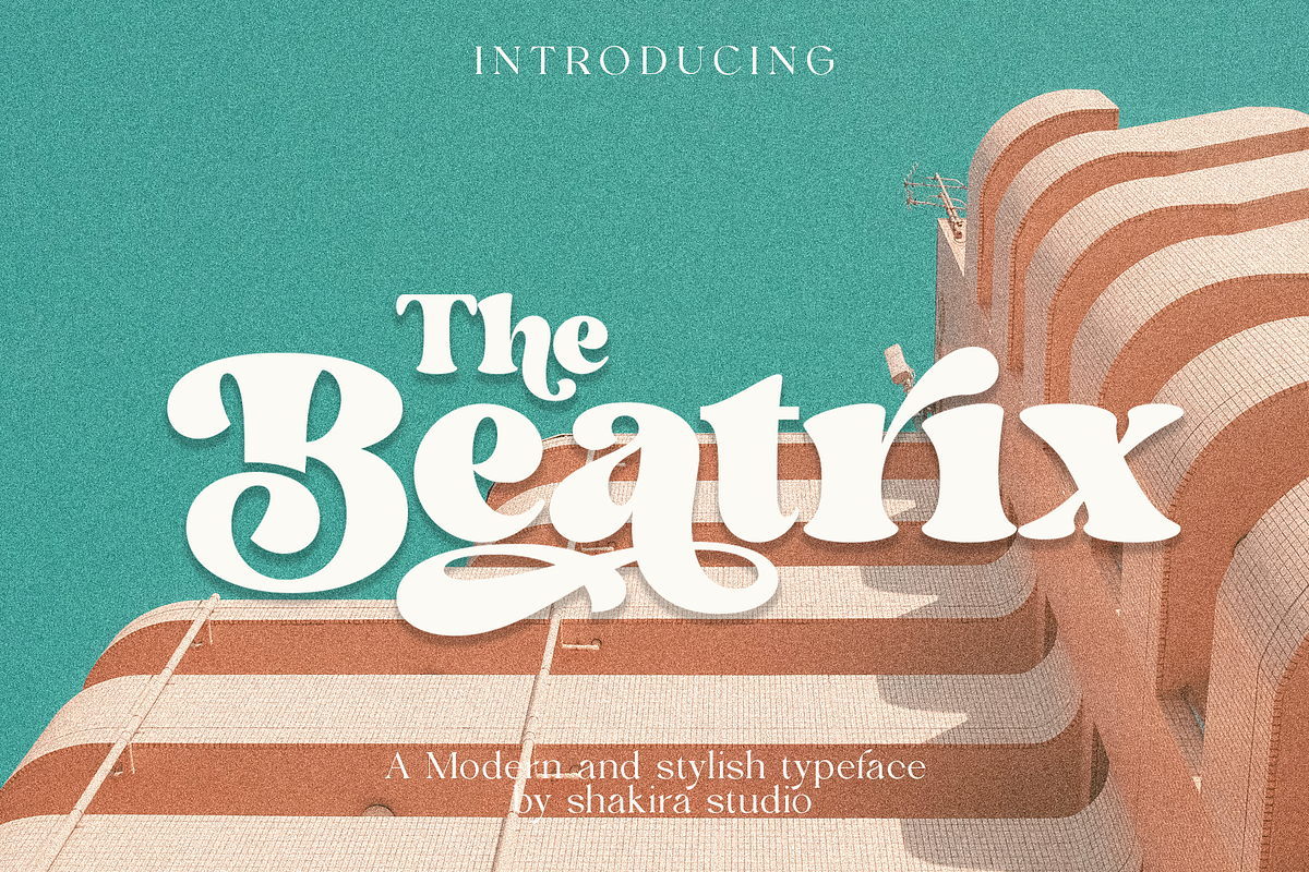 The Beatrix - Modern Retro Serif, a Serif Font by Shakira Studio (Photo 1 of 15)