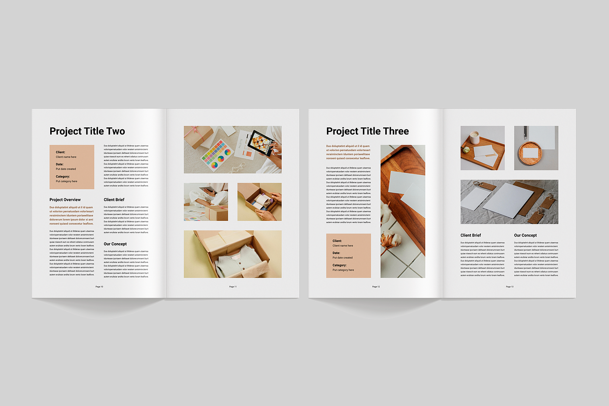 Portfolio Template, a Brochure Template by Leaflove (Photo 4 of 7)