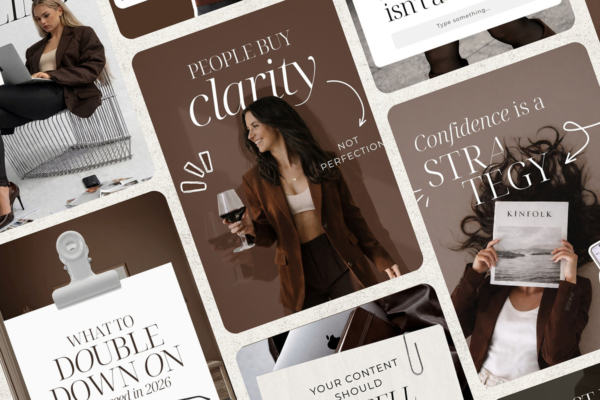 Coaching Instagram Templates Brown, a Social Media Template by SwitzerShop (Photo 4 of 8)