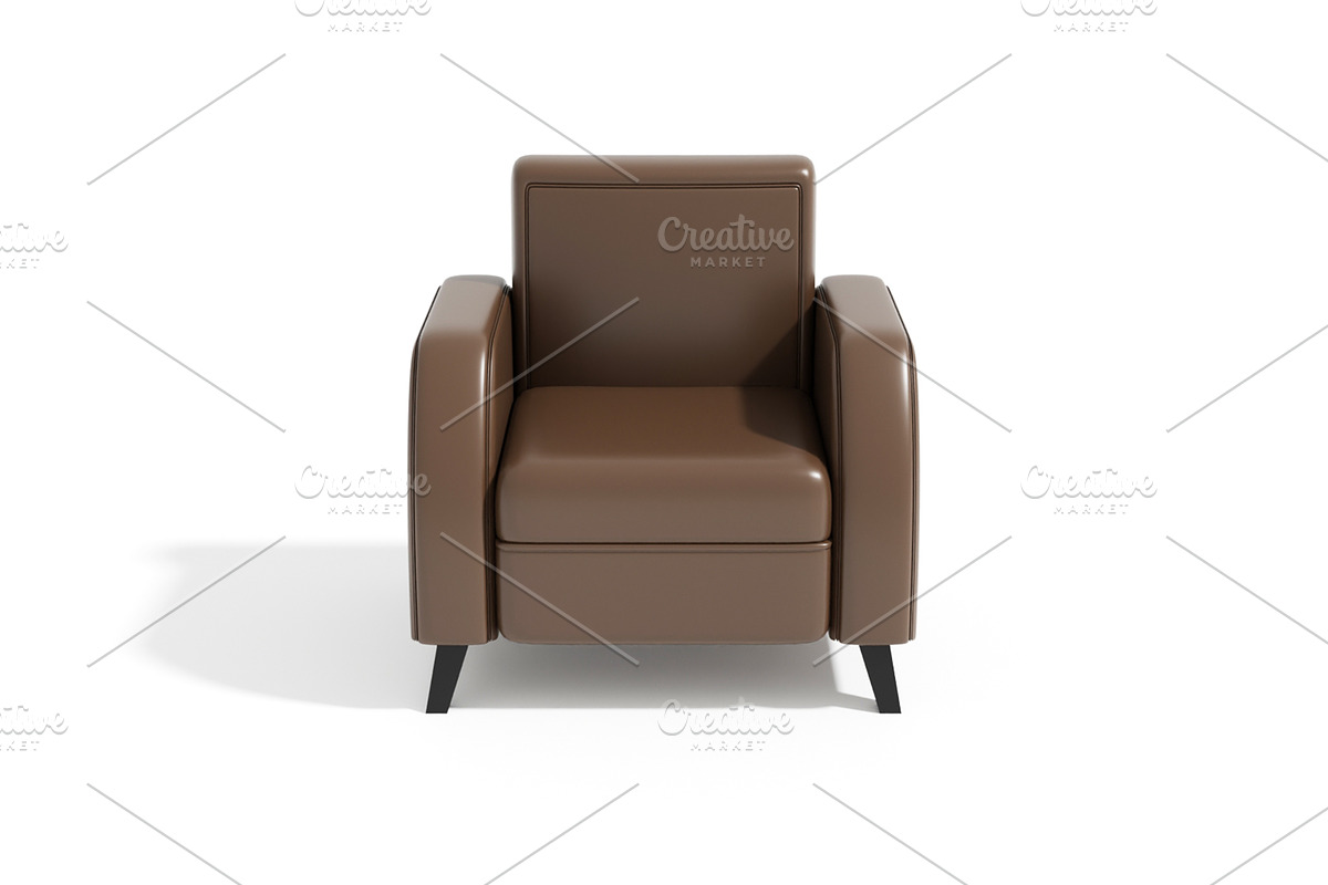 Single Armchair 3D Model, a Furniture 3D Model by mrfauzi (Photo 2 of 12)