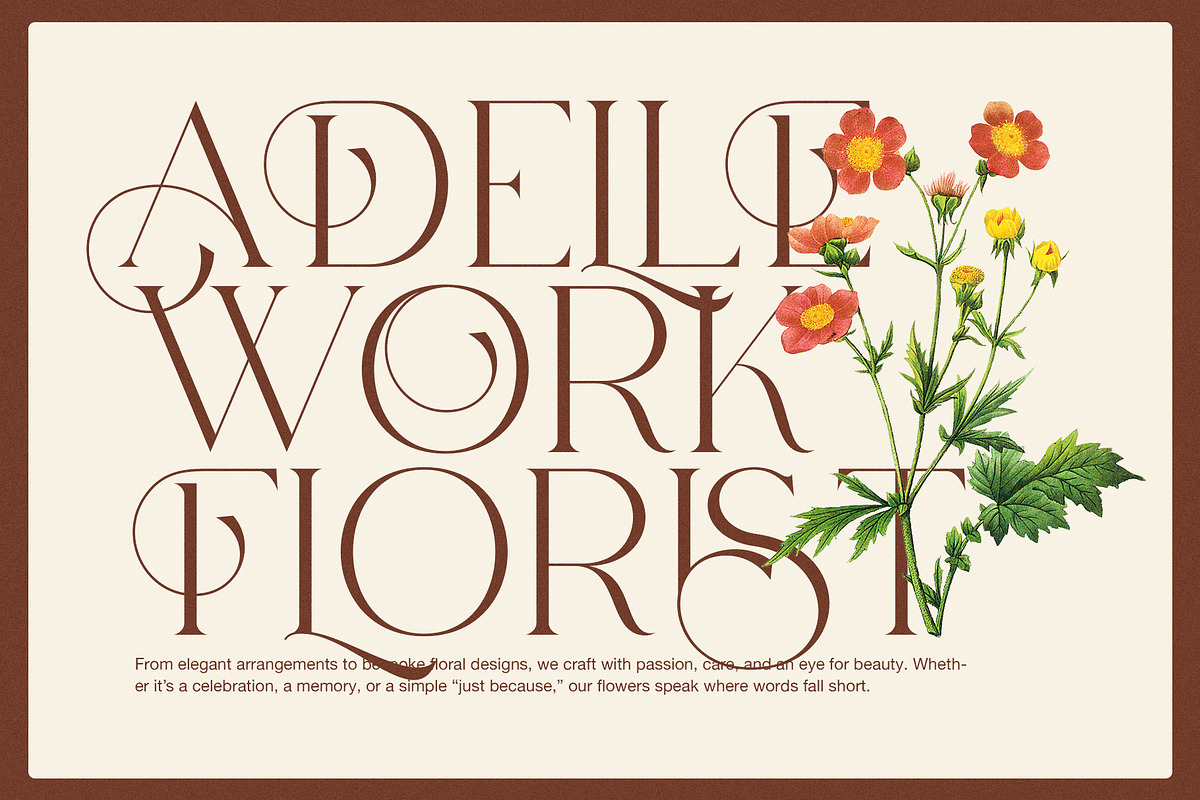 Kodam Stylish Serif Font, a Serif Font by Graphicxell (Photo 4 of 8)