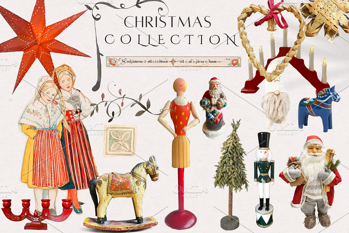 Swedish Christmas Collection, 36 PNG, an Object Graphic by Alisa Mikibith Art (Photo 4 of 4)