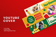 Green Yellow Quirky Youtube Cover, a Social Media Template by graphicook (Thumbnail 1 of 3)