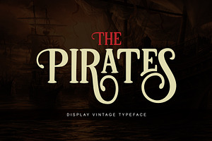 Pirates, a Script Font by Unicode Studio