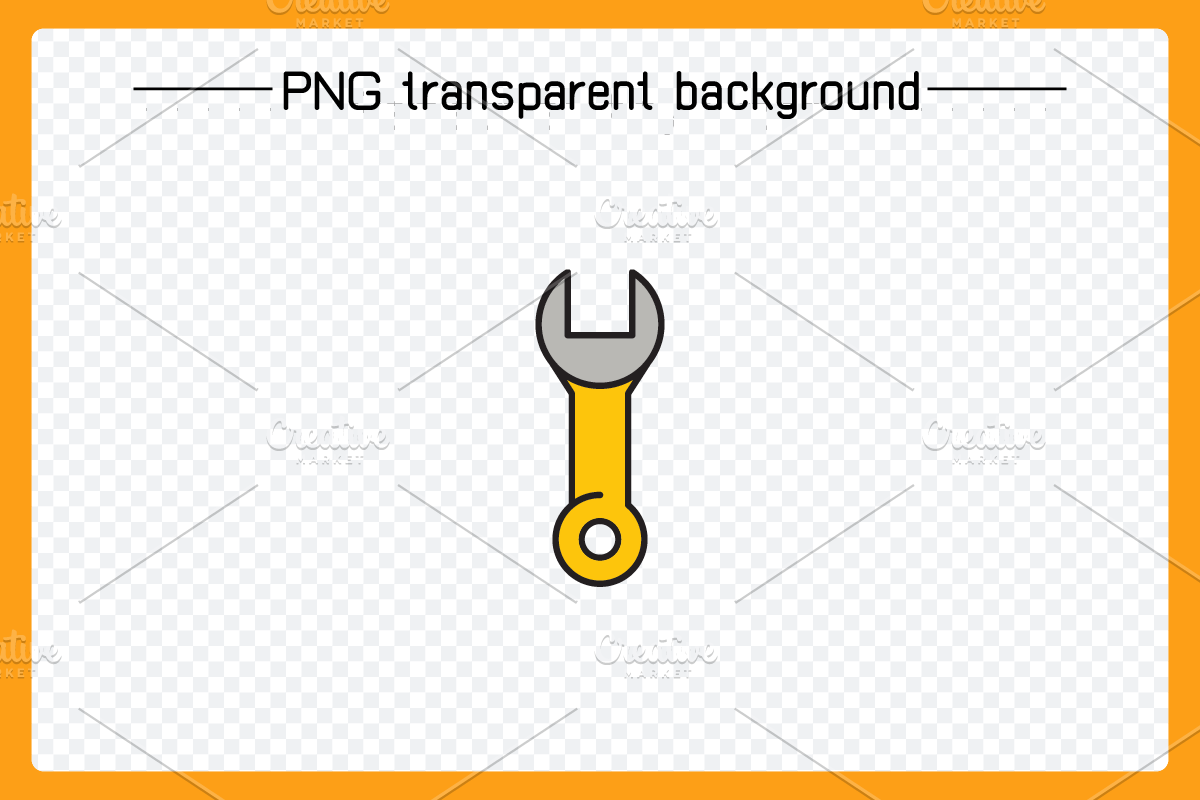 Wrench Tool Icons Set, an Icon by Designfour (Photo 5 of 6)
