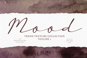 Dark and Moody Watercolor Textures