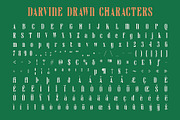 Darvine Drawn, a Serif Font by Craft Supply Co. (Thumbnail 8 of 8)