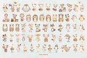 Watercolor Party Animals Clipart, an Object Graphic by JulsIst (Thumbnail 3 of 13)