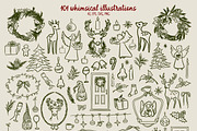Whimsical Line Art Christmas, an Object Graphic by AnMark (Thumbnail 5 of 13)