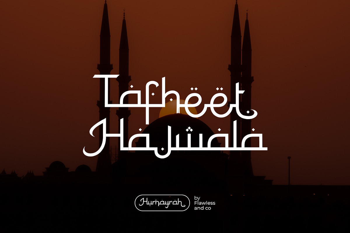 Humayrah - Ramadhan Arabic Font, a Handwritten Font by Flawless And Co (Photo 3 of 10)