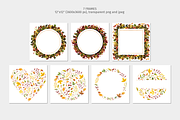 Fall Clipart, Patterns, Frames, an Object Graphic by Valin Malin (Thumbnail 6 of 7)