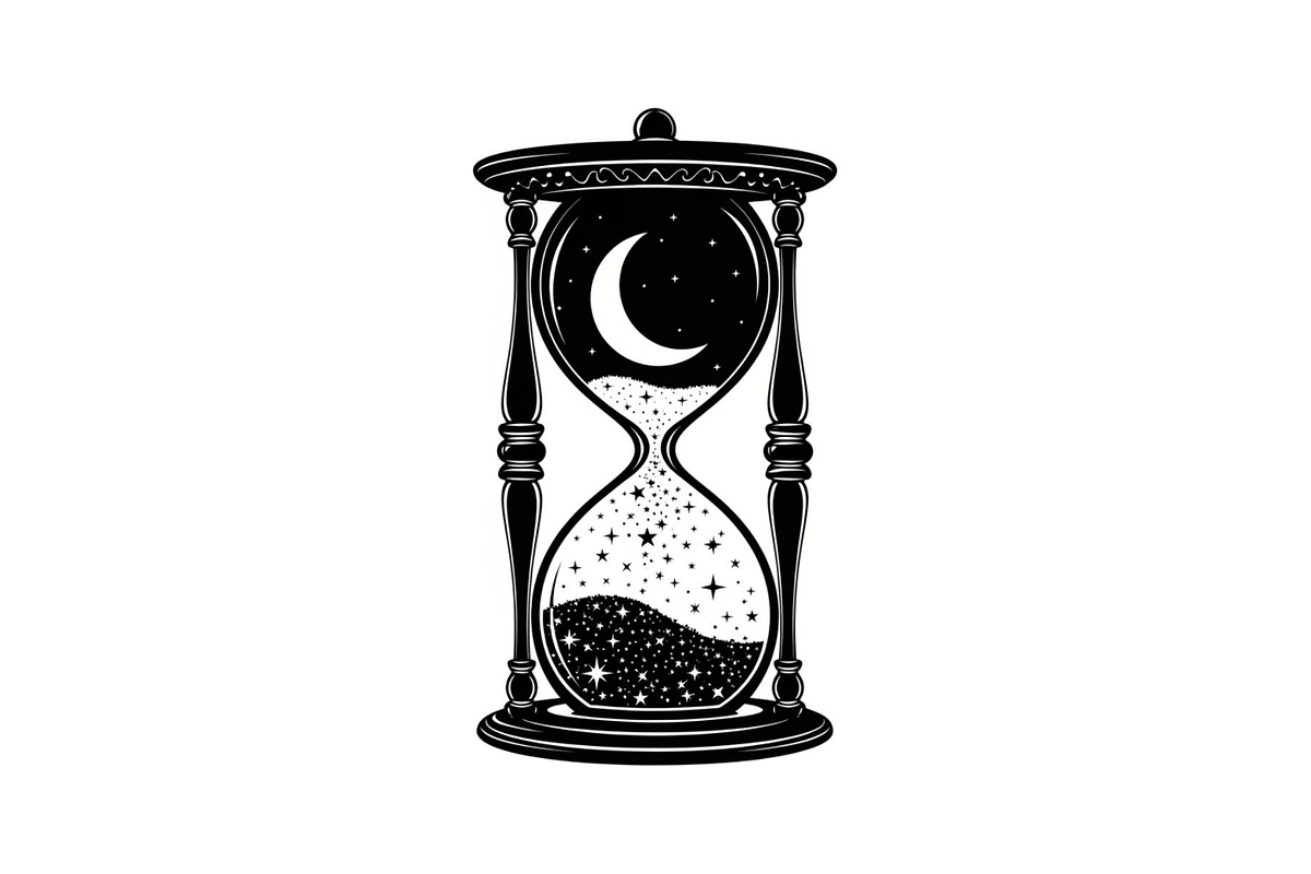 Moon Hourglass Design Bundle, an Illustration by jahid234 (Photo 15 of 31)