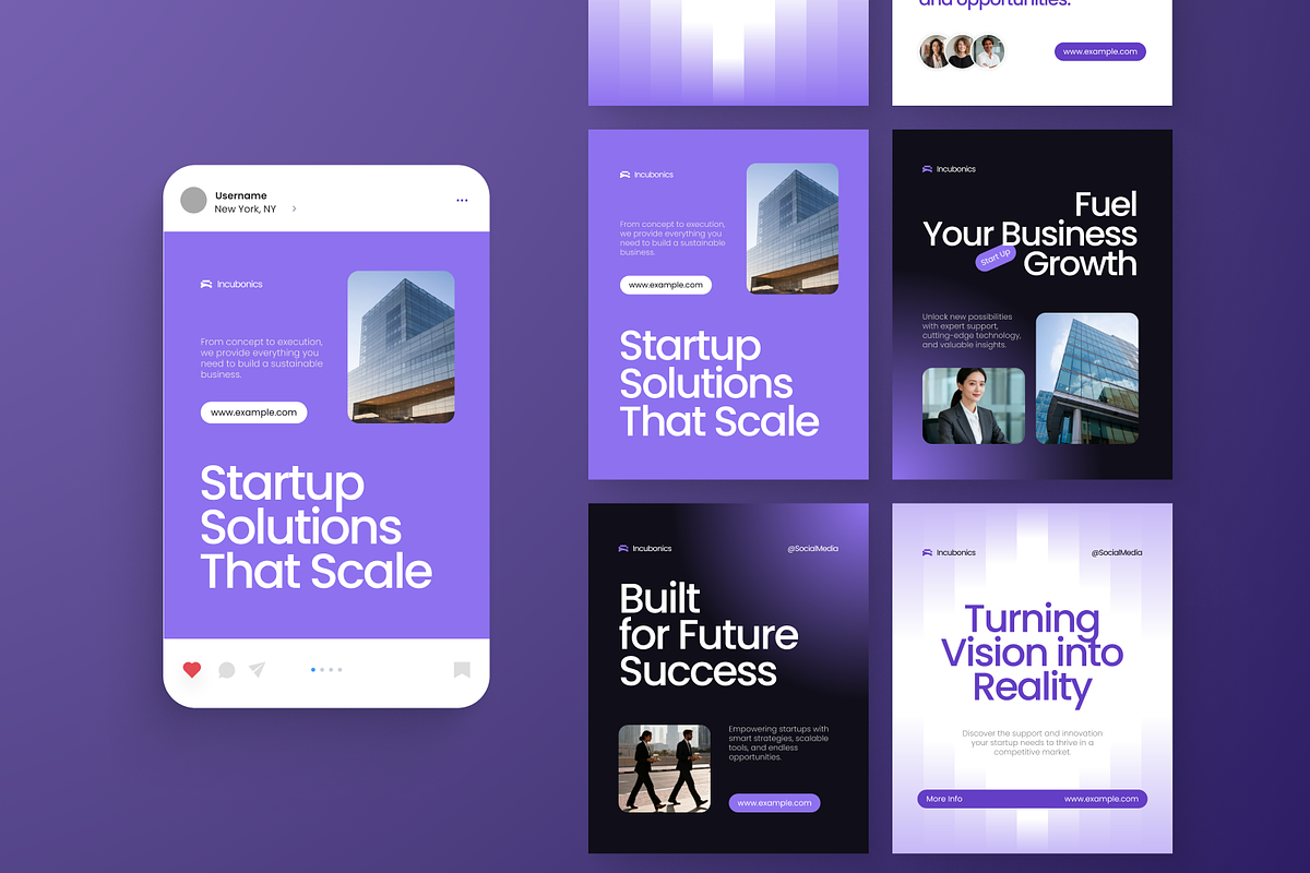 Startup Promotion Instagram Post, a Social Media Template by Annora Studio (Photo 6 of 6)
