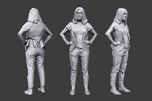 Lowpoly People Casual Pack Volume 8