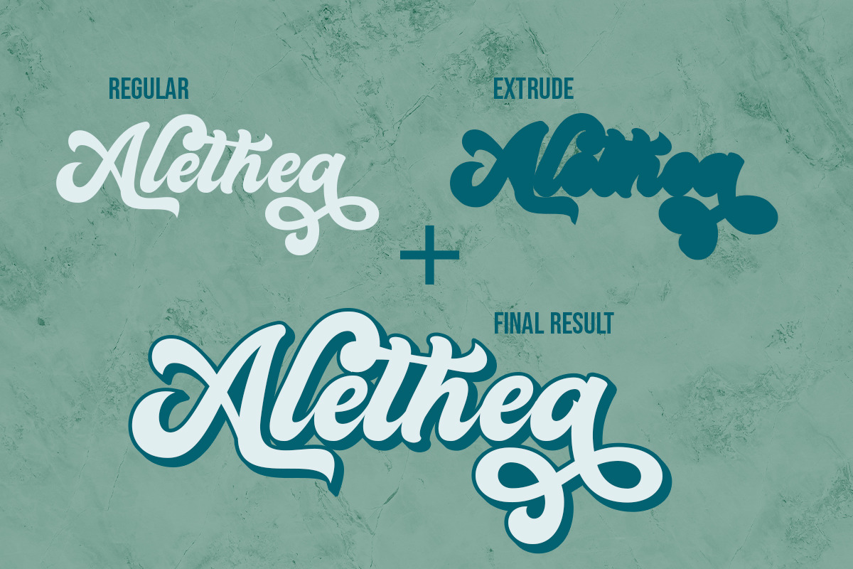 Alethea, a Script Font by Strong.co (Photo 9 of 10)