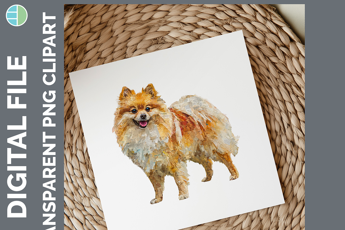 Mixed Media Dog Clipart Bundle PNG, an Animal Illustration by Enliven Designs (Photo 6 of 8)