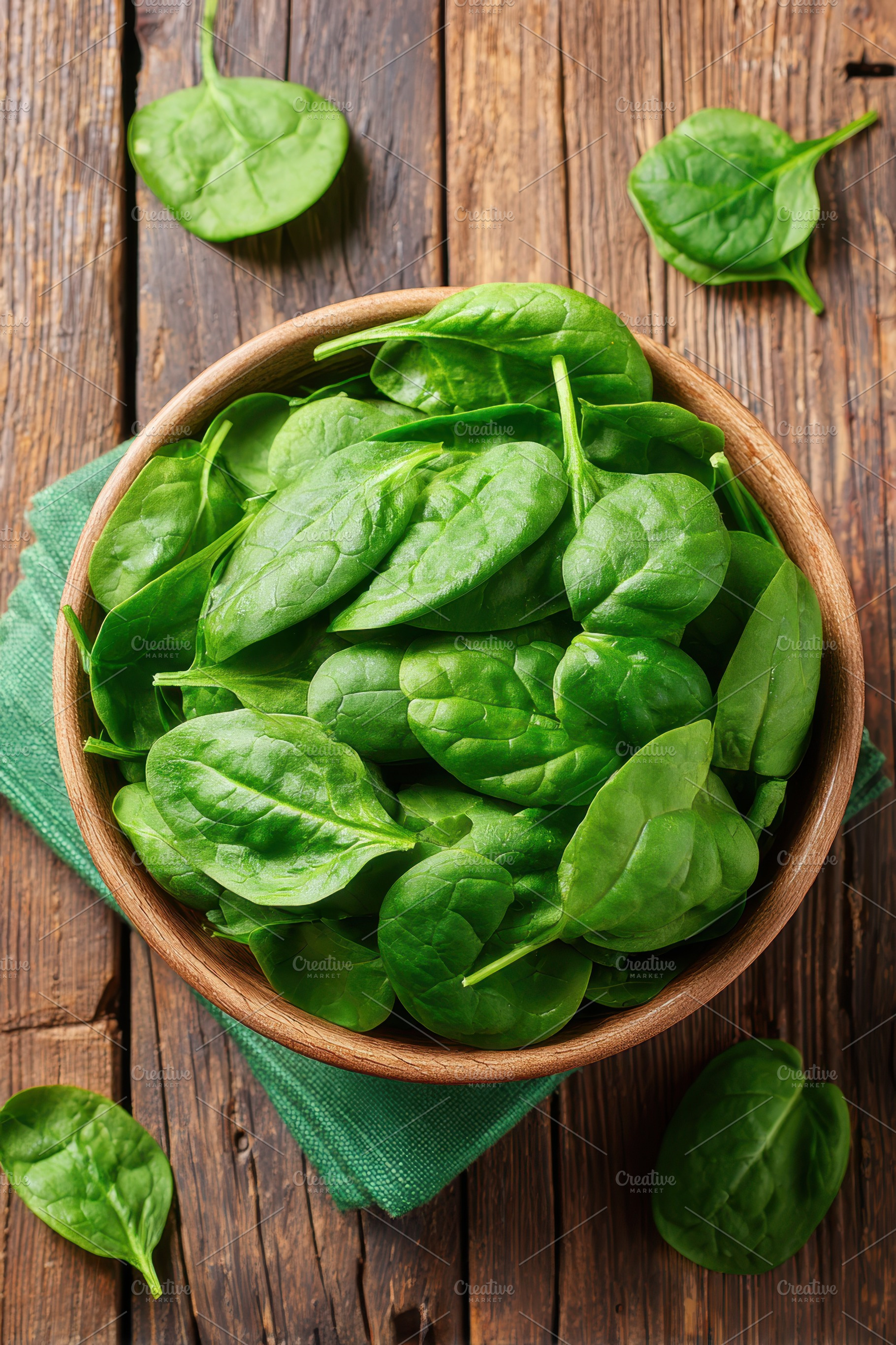Ripe basil leafs in bowl, a Food & Drink Photo by AlyaAnd