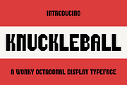 Knuckleball, a Sans Serif Font by Bebop Font Foundry (Thumbnail 1 of 7)