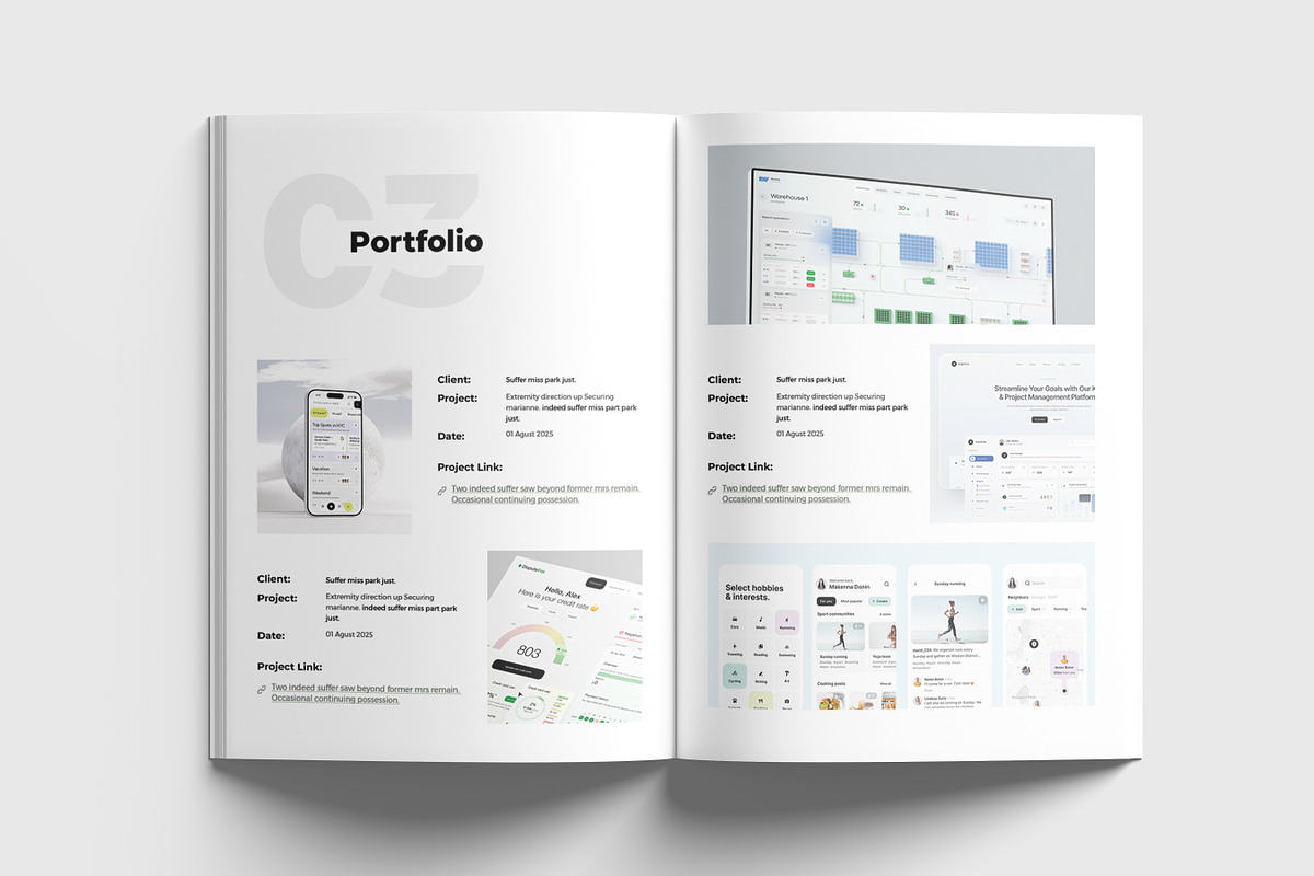 Business Proposal Template, MS Word, a Brochure Template by Niofix (Photo 4 of 6)