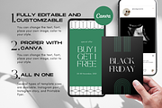 Black Friday Canva Templates, a Social Media Template by Iryna Danyliuk (Thumbnail 2 of 7)