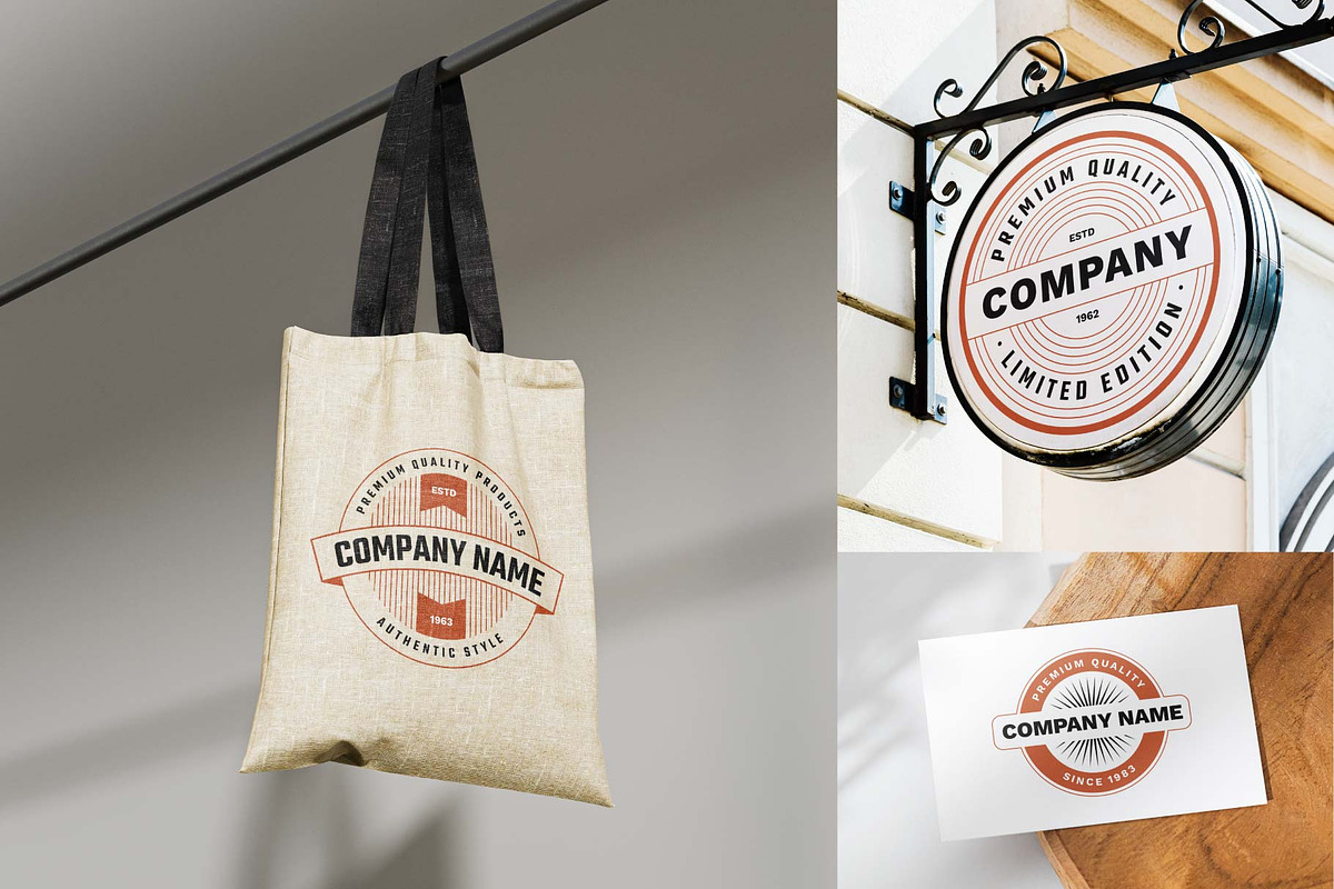 24 Vintage Round Logo Templates, a Branding & Logo Template by MaryArt (Photo 7 of 8)