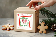 Watercolor Christmas Frames Clipart, a Seasonal Illustration by SvetaArtStore (Thumbnail 6 of 8)