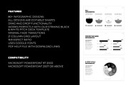 Striking B&W Infographic Template, a Presentation Template by PresentationDesignStudio (Thumbnail 2 of 6)