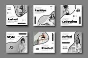 Fashion Social Media Post Banners, a Social Media Template by MightyDesign (Thumbnail 2 of 7)