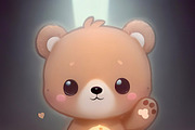 Procreate Cute Chibi Bears Stamps, a Brush Add-On by OneBerryCreations (Thumbnail 9 of 10)