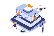 Isometric 3D Illustrations, a Finance Illustration by alexdndz (Thumbnail 20 of 26)