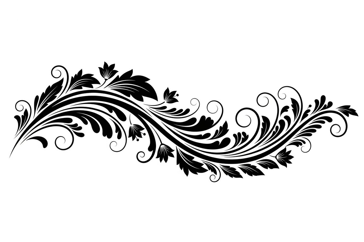 Floral Ornament Silhouette Bundle, an Illustration by BIPLOB EXPERT (Photo 8 of 51)