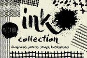 Ink collection, a Pattern Graphic by MiraBell (Thumbnail 1 of 9)