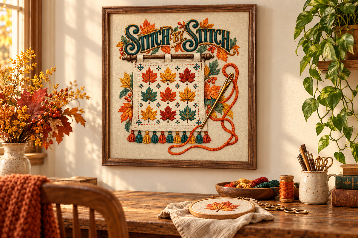 Autumn Sewing Clipart Bundle, an Object Graphic by Colorsfav (Photo 4 of 7)
