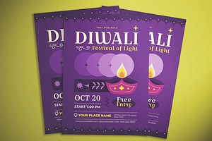 Diwali Flyer, a Flyer Template by Gumico Studio.
