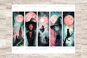Boo Bookmarks | Halloween Bookmarks, a Seasonal Illustration by GlamArtZhanna (Thumbnail 2 of 3)