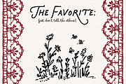 Bee Clipart, Beekeeping Doodles, an Object Illustration by The October Creative (Thumbnail 5 of 6)