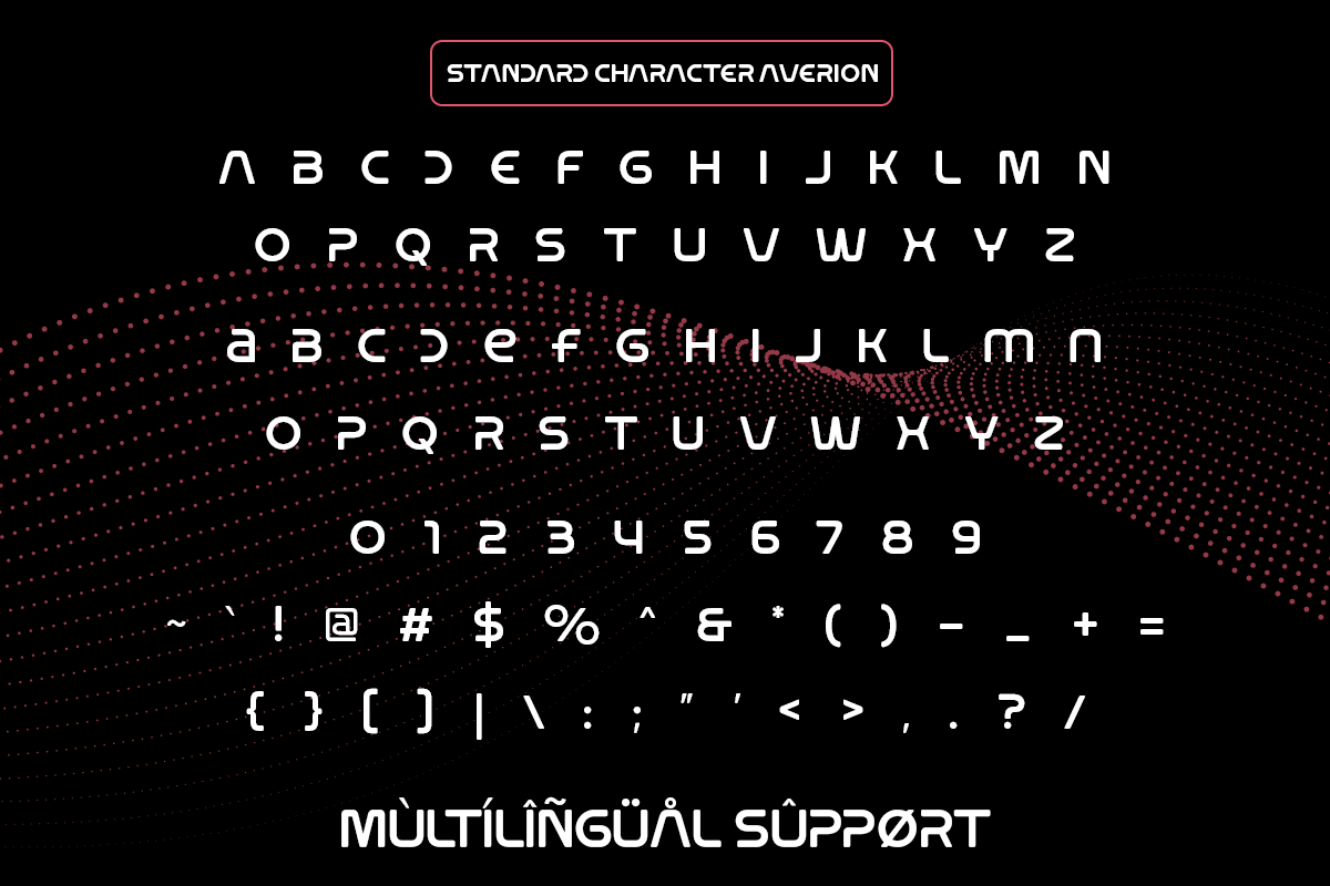 Averion - Modern Futuristic Techno, a Sans Serif Font by RagamKata (Photo 9 of 10)
